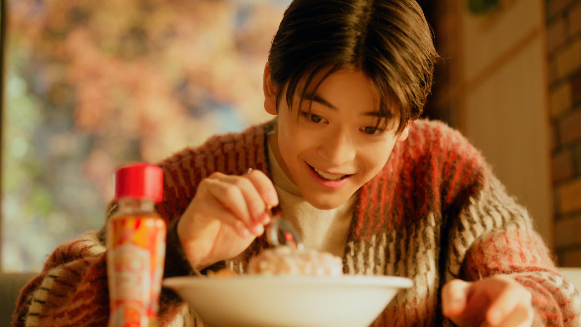 すき家　バターチキンソースカレー 表情、豊か。篇(期間限定商品)／チーズインハンバーグカレー 割って、驚け。篇(期間限定商品)